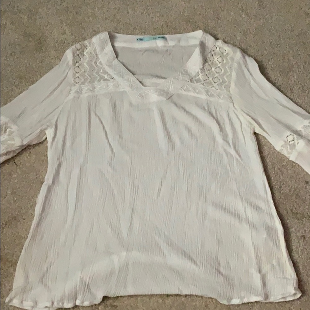 white blouse from maurices